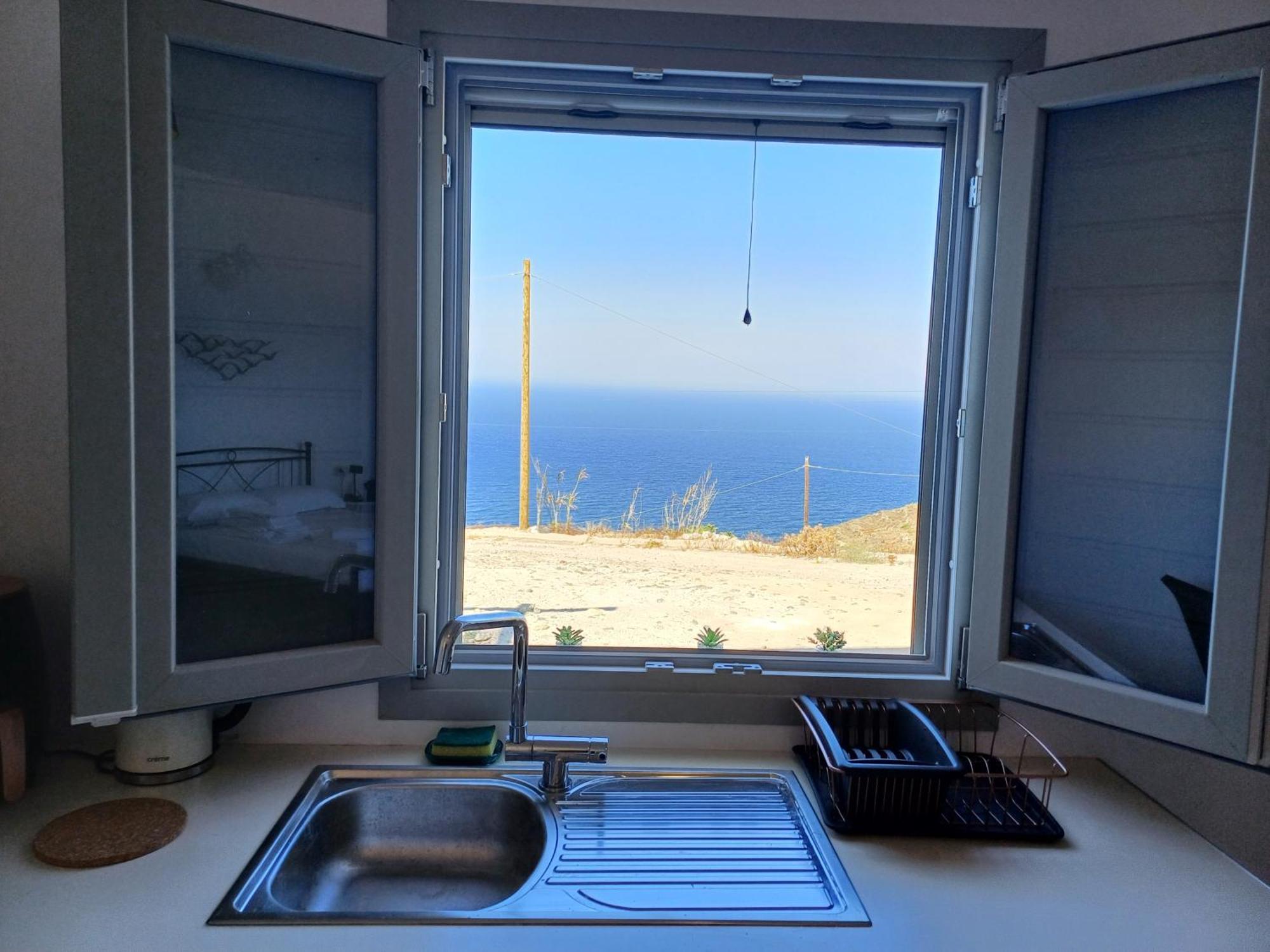 伊亚'Nektarios' Cycladic House With Sunrise And Sea View!!公寓 外观 照片